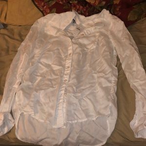 White button up NWT